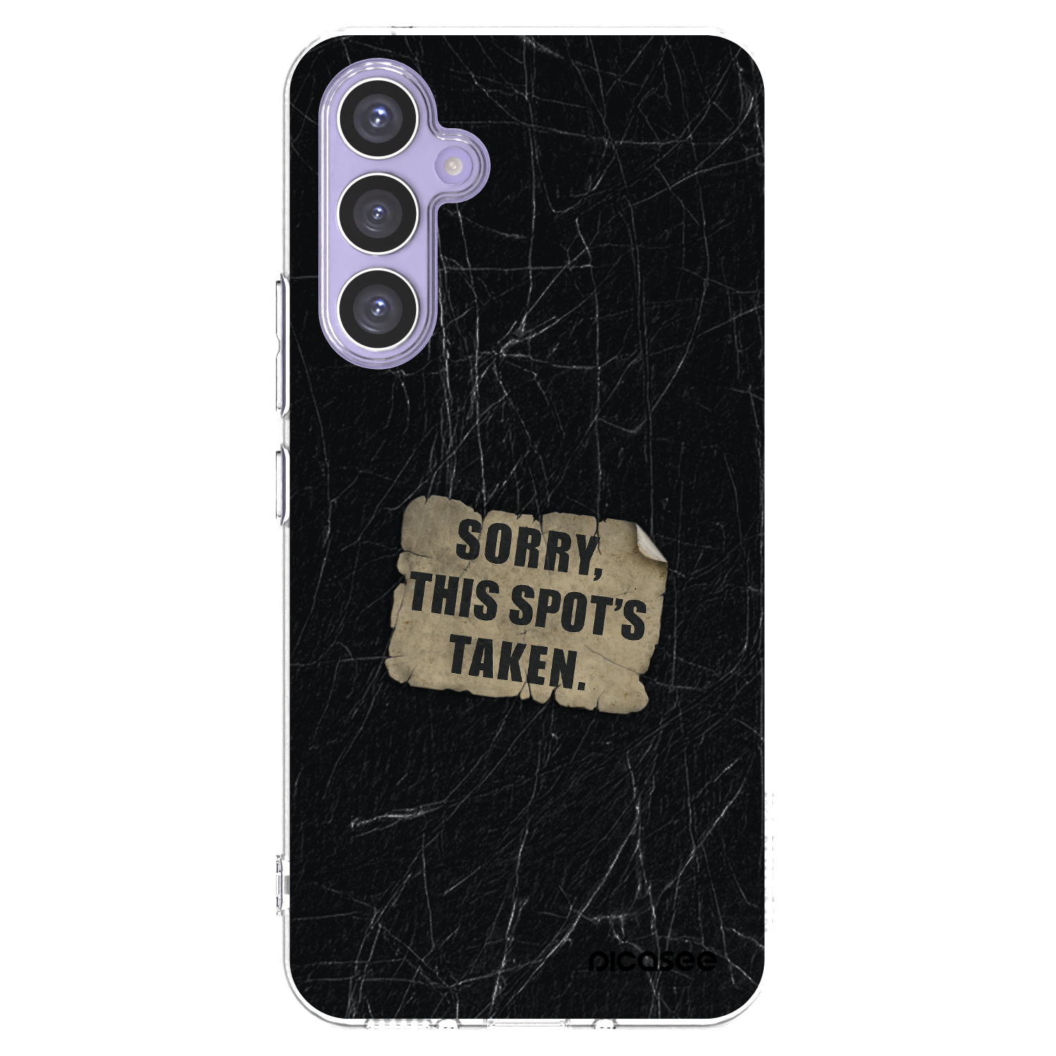 Picasee silikonowe przeźroczyste etui na Samsung Galaxy A54 5G A546B - SORRY