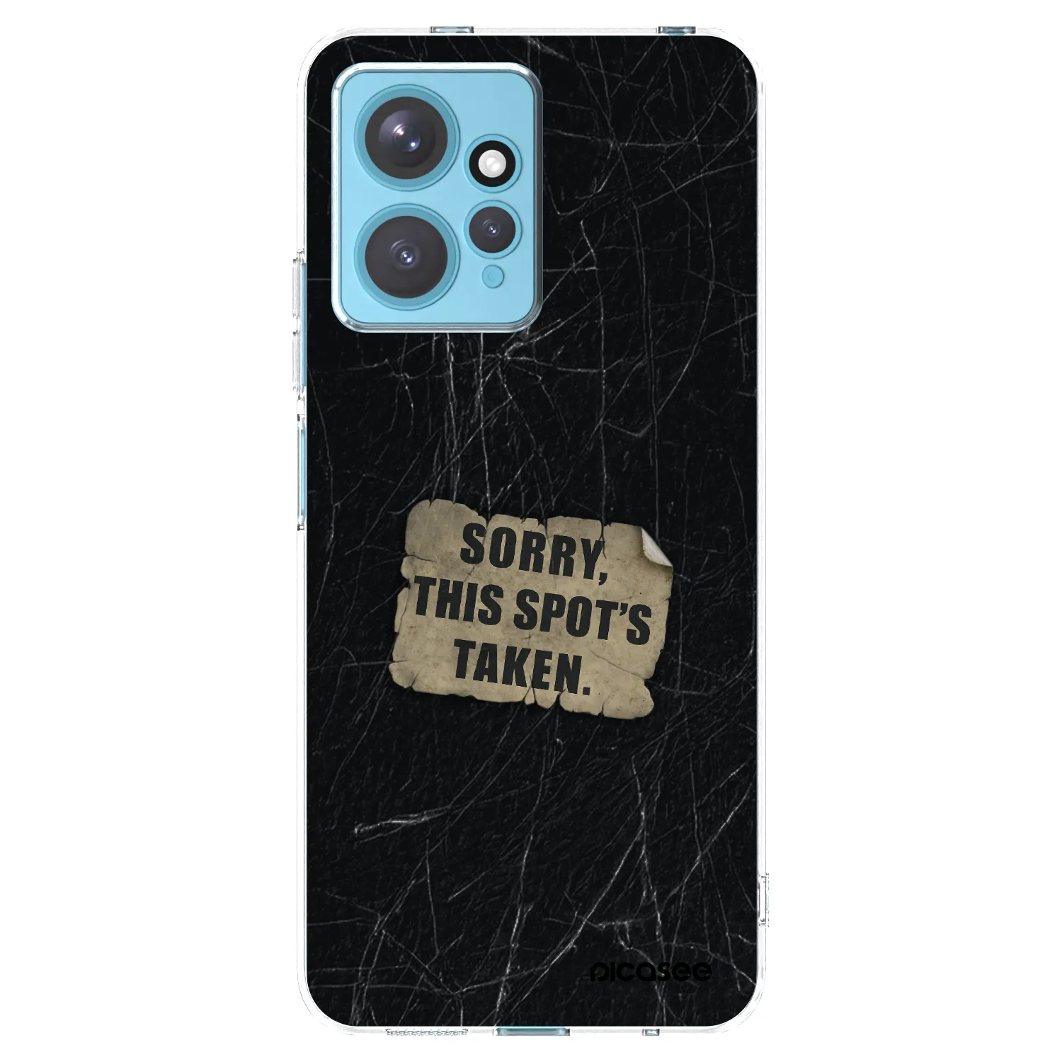 Picasee silikonowe przeźroczyste etui na Xiaomi Redmi Note 12 4G - SORRY