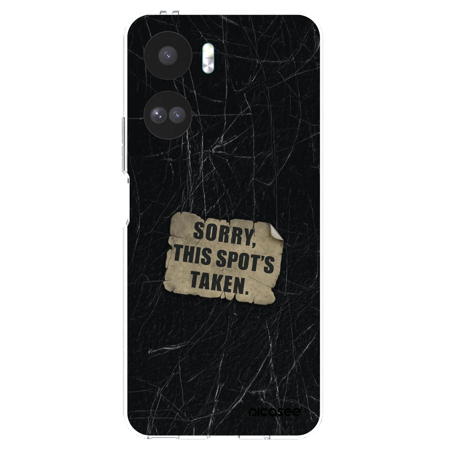 Picasee silikonowe przeźroczyste etui na Honor 90 Lite 5G - SORRY
