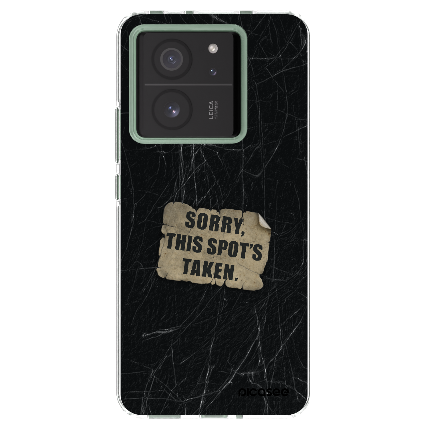 Picasee silikonowe przeźroczyste etui na Xiaomi 13T - SORRY