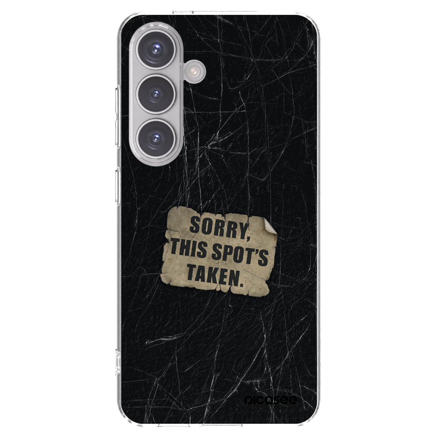 Picasee silikonowe przeźroczyste etui na Samsung Galaxy S24 S921B 5G - SORRY