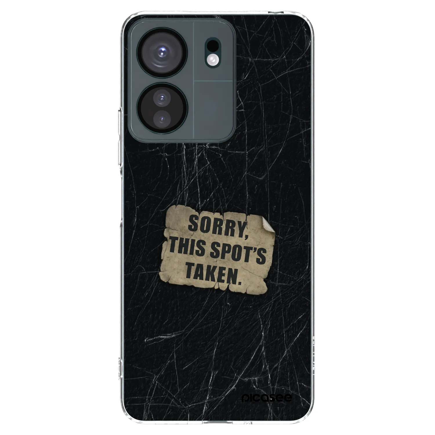 Picasee silikonowe przeźroczyste etui na Xiaomi Redmi 13C 4G - SORRY