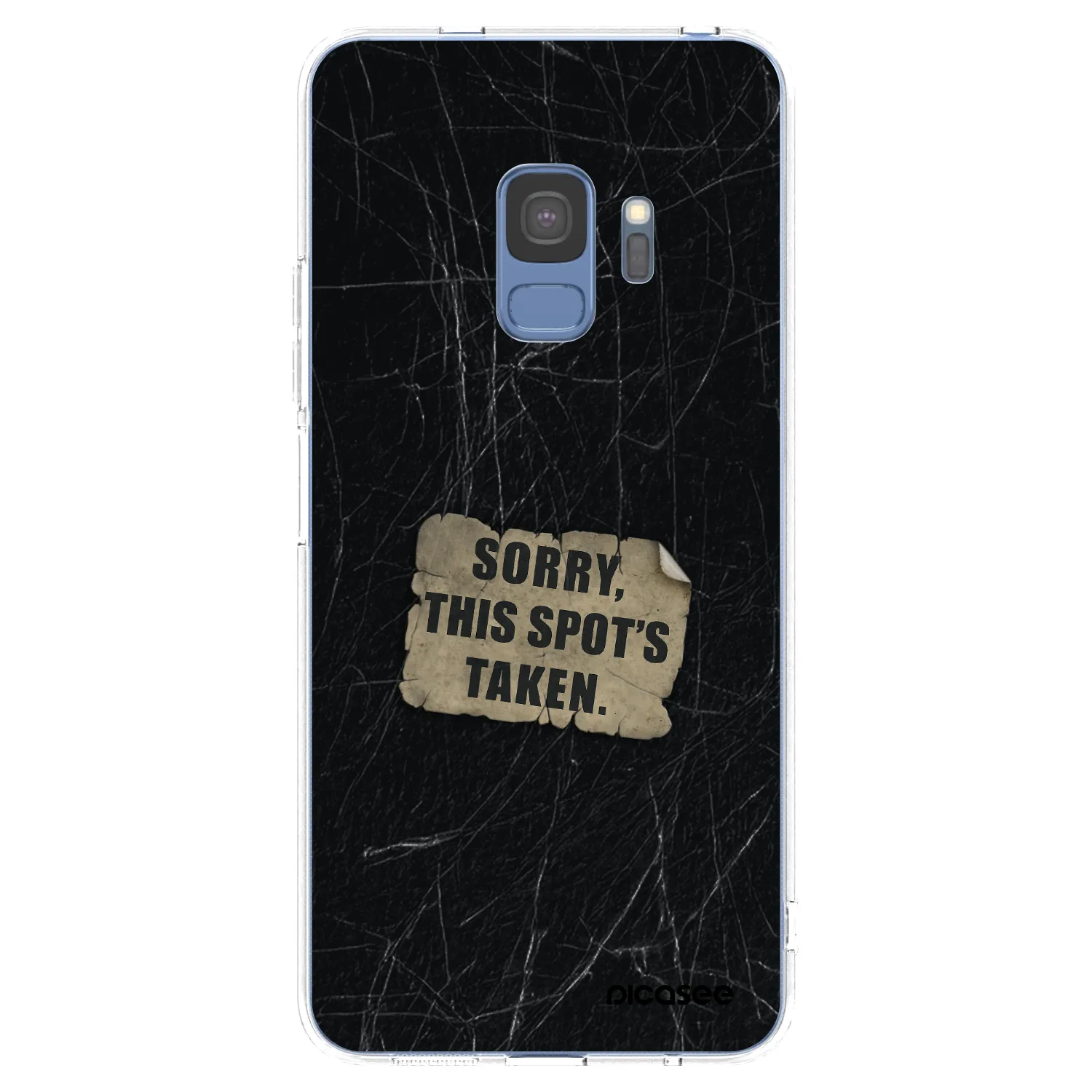 Picasee silikonowe przeźroczyste etui na Samsung Galaxy S9 G960F - SORRY