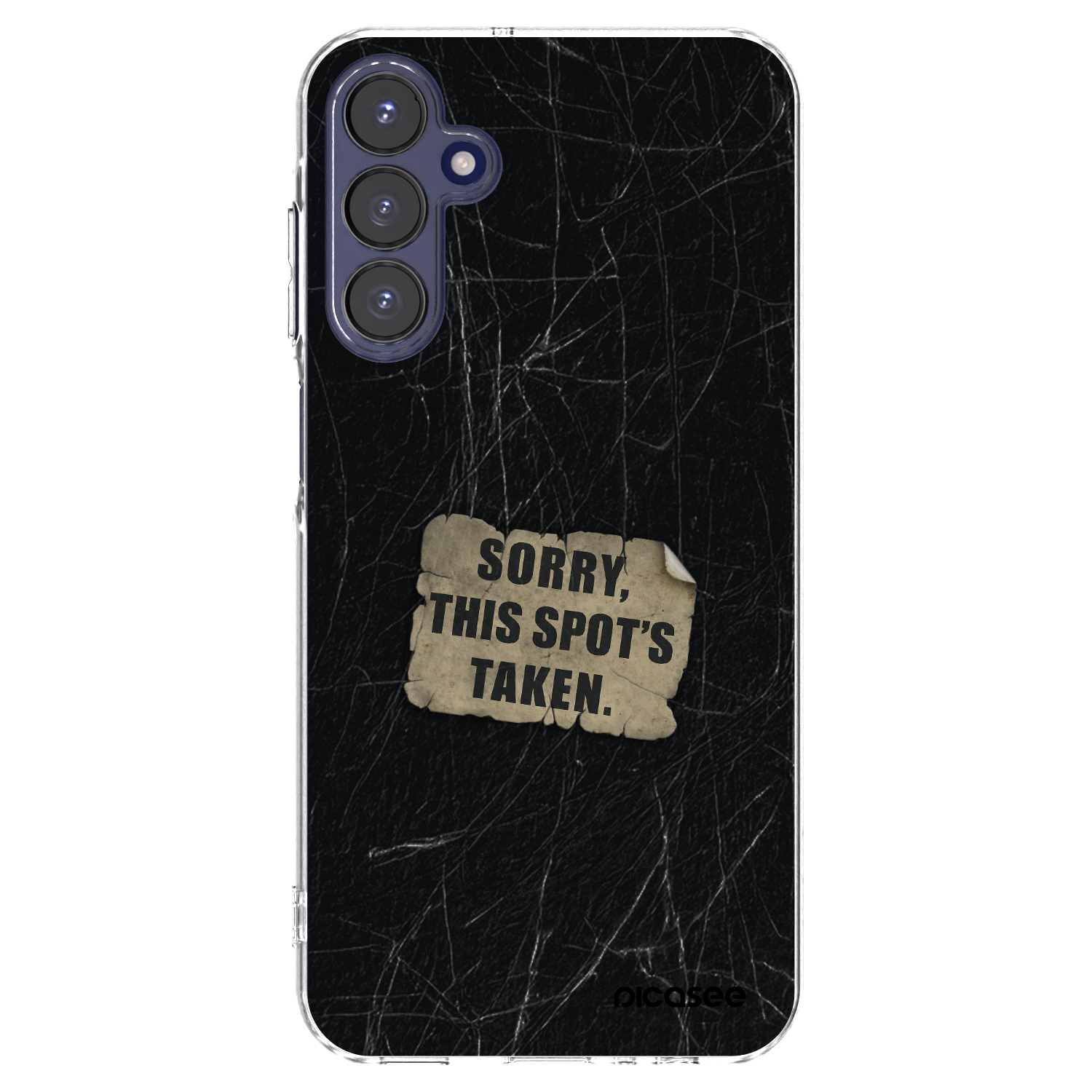 Picasee silikonowe przeźroczyste etui na Samsung Galaxy A15 A155F 4G - SORRY