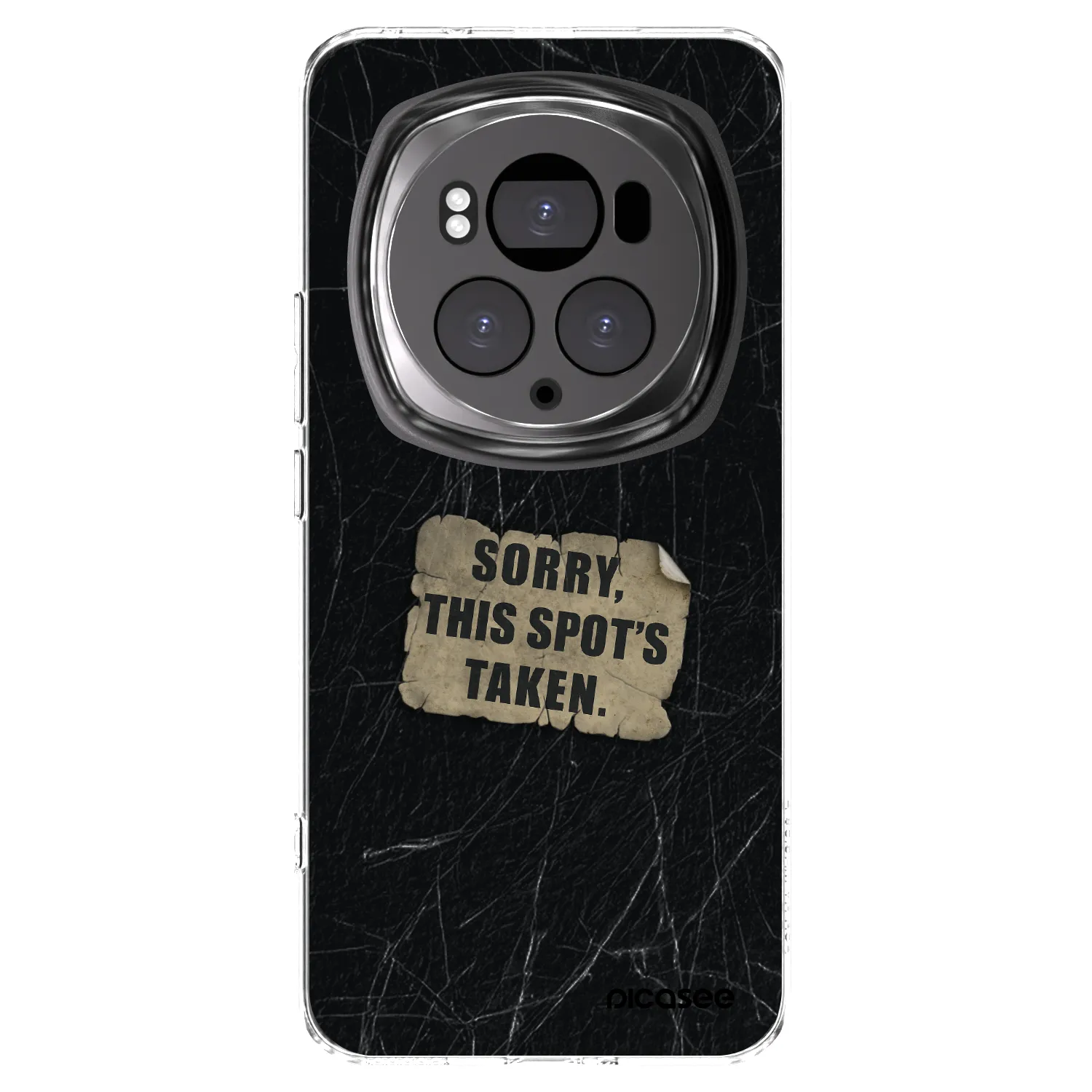 Picasee silikonowe przeźroczyste etui na Honor Magic6 Pro - SORRY