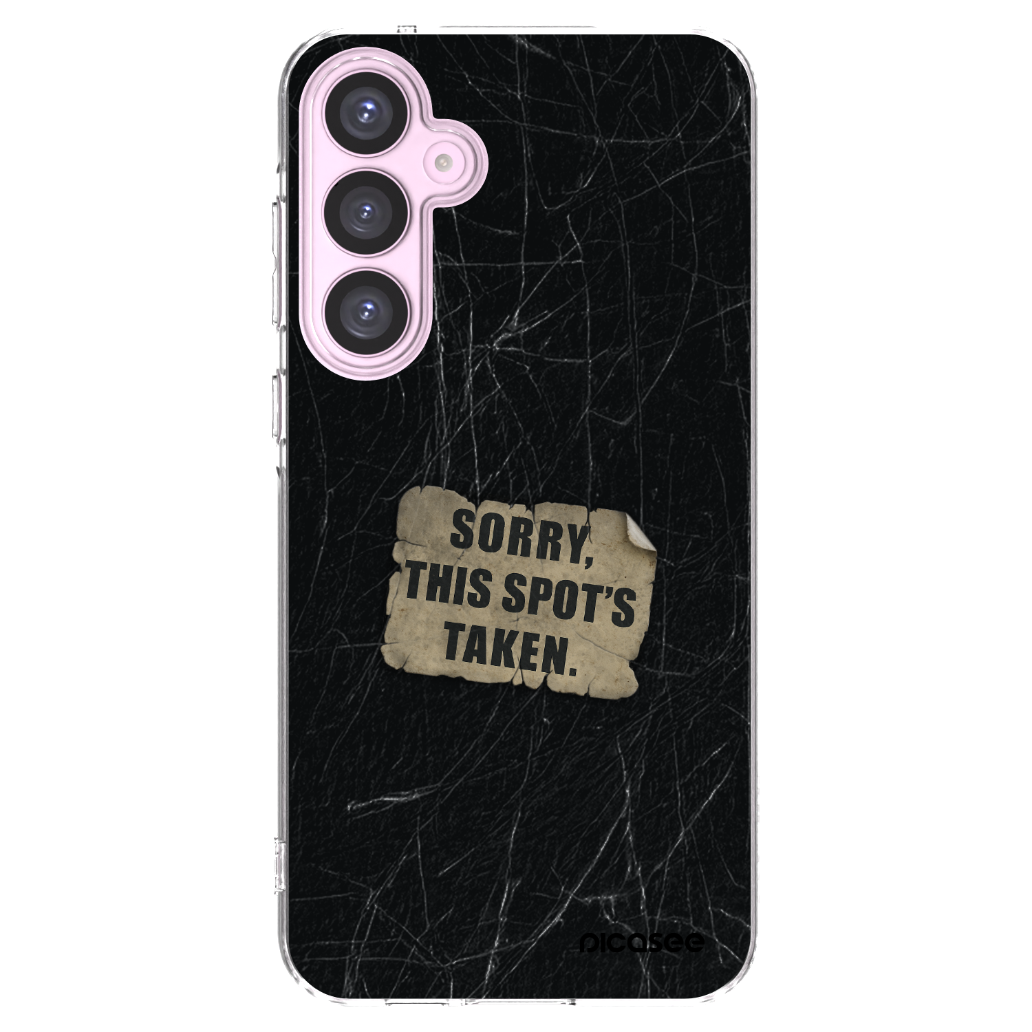 Picasee silikonowe przeźroczyste etui na Samsung Galaxy A55 5G A556B - SORRY