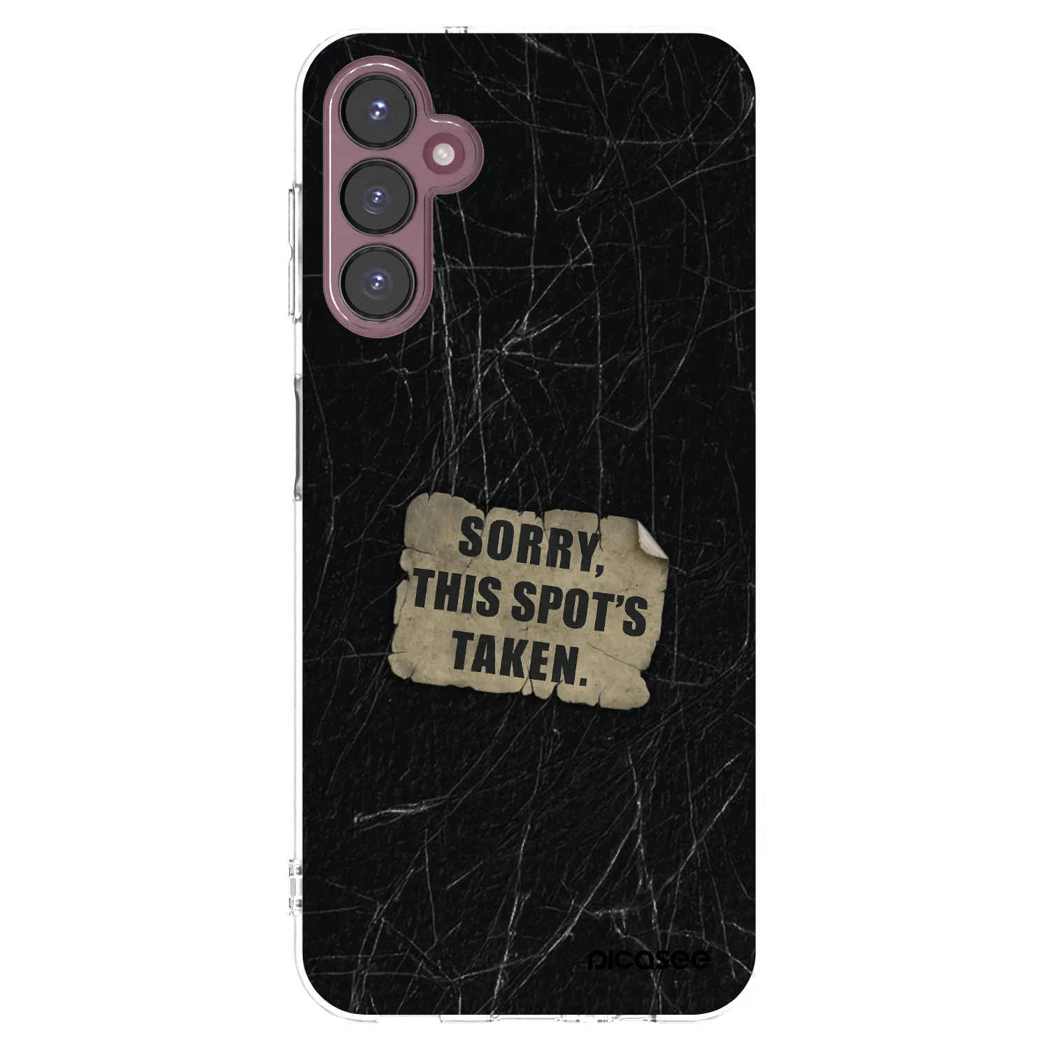 Picasee silikonowe przeźroczyste etui na Samsung Galaxy A05s A057G - SORRY
