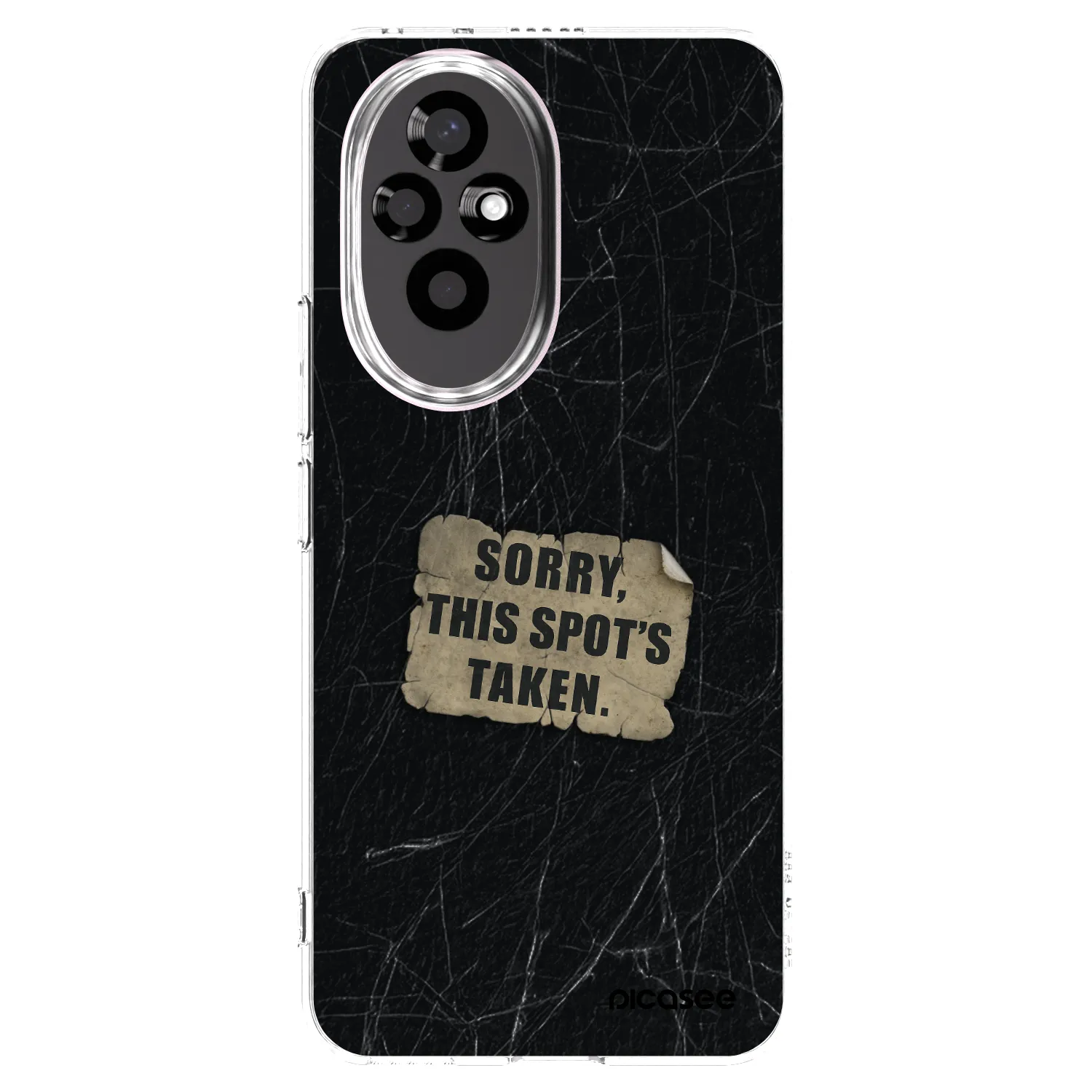 Picasee silikonowe przeźroczyste etui na Honor 200 Pro 5G - SORRY