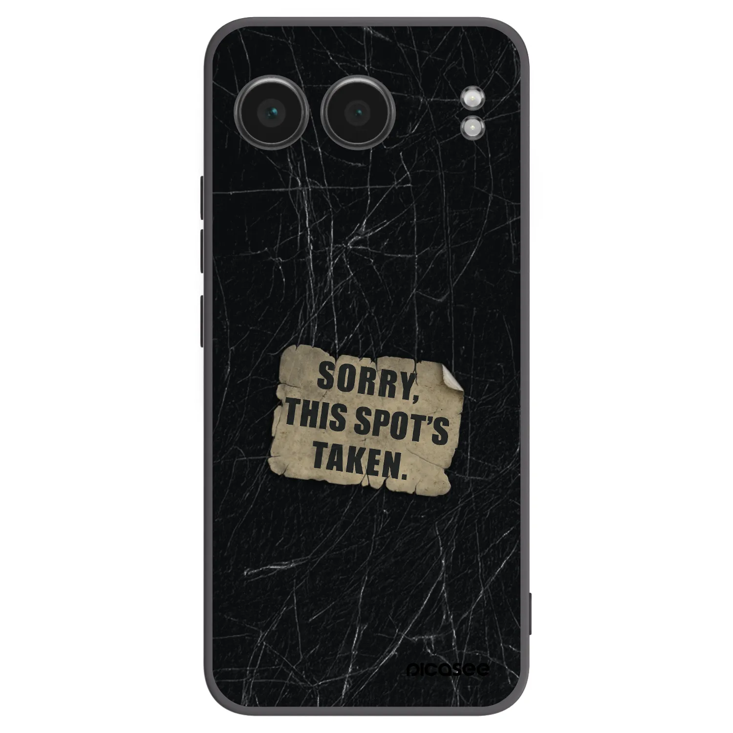 Picasee silikonowe czarne etui na OnePlus Nord 4 - SORRY
