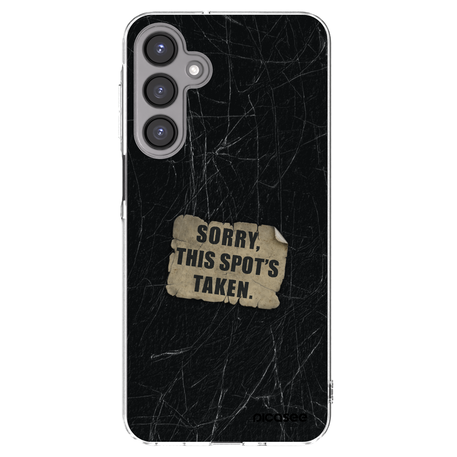 Picasee silikonowe przeźroczyste etui na Samsung Galaxy A16 5G - SORRY