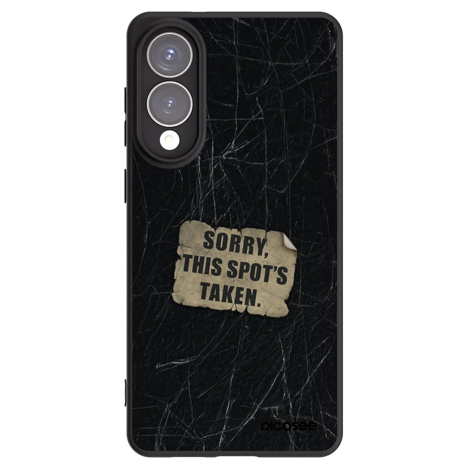 Picasee silikonowe czarne etui na Samsung Galaxy S25 Edge 5G - SORRY