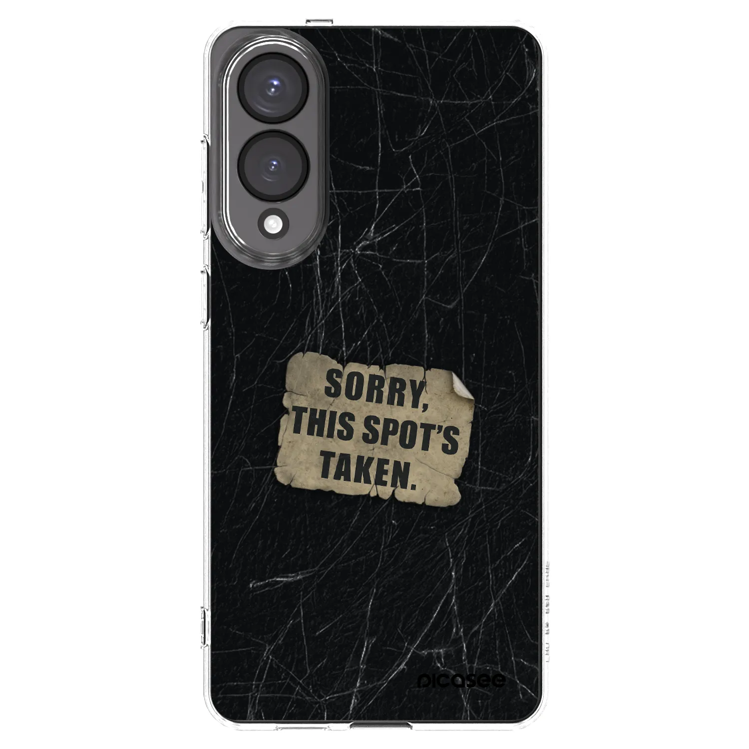 Picasee silikonowe przeźroczyste etui na Samsung Galaxy S25 Edge 5G - SORRY