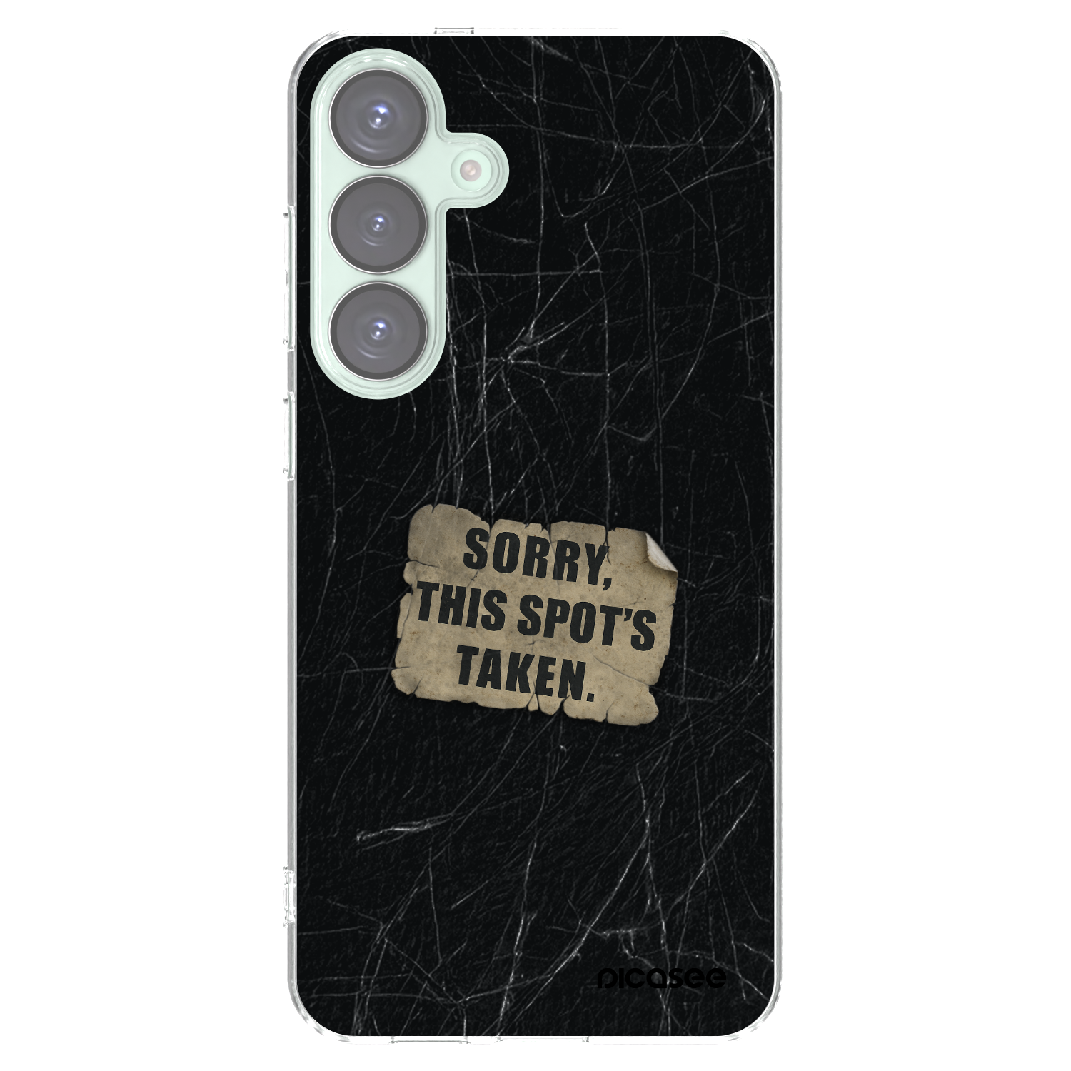 Picasee silikonowe przeźroczyste etui na Samsung Galaxy S25+ 5G - SORRY