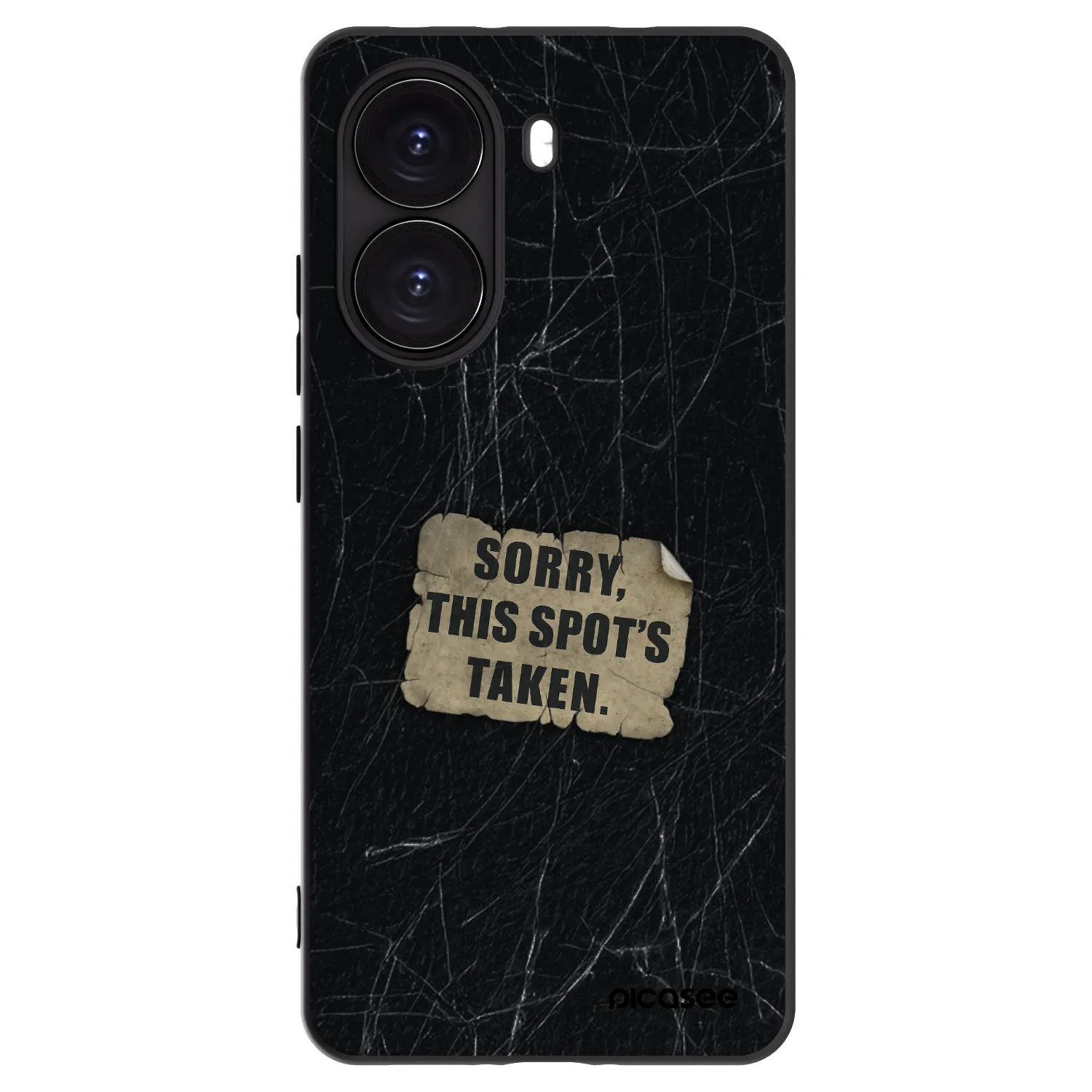Picasee silikonowe czarne etui na Xiaomi Poco X7 Pro 5G - SORRY