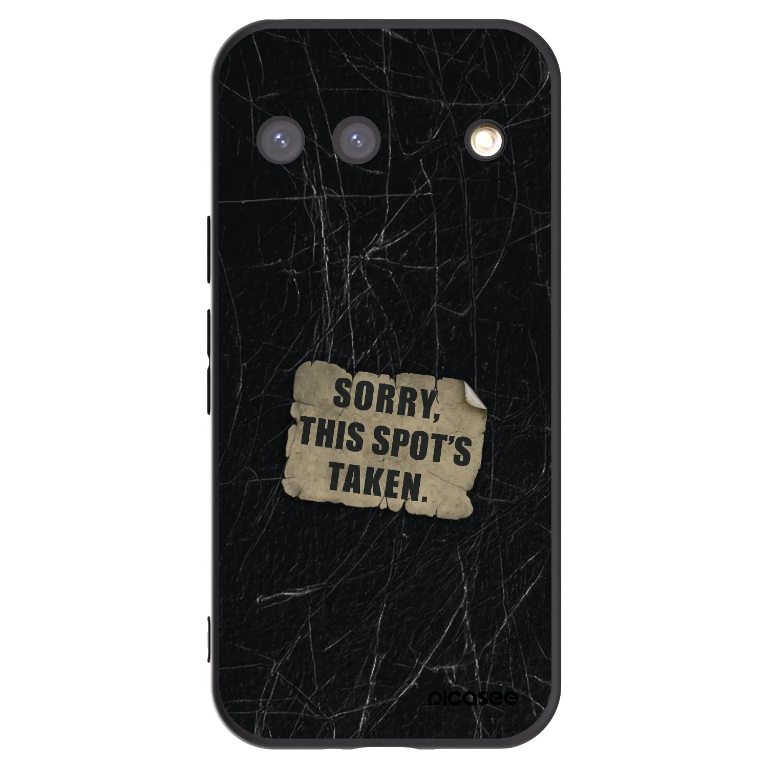 Picasee silikonowe czarne etui na Google Pixel 9 - SORRY