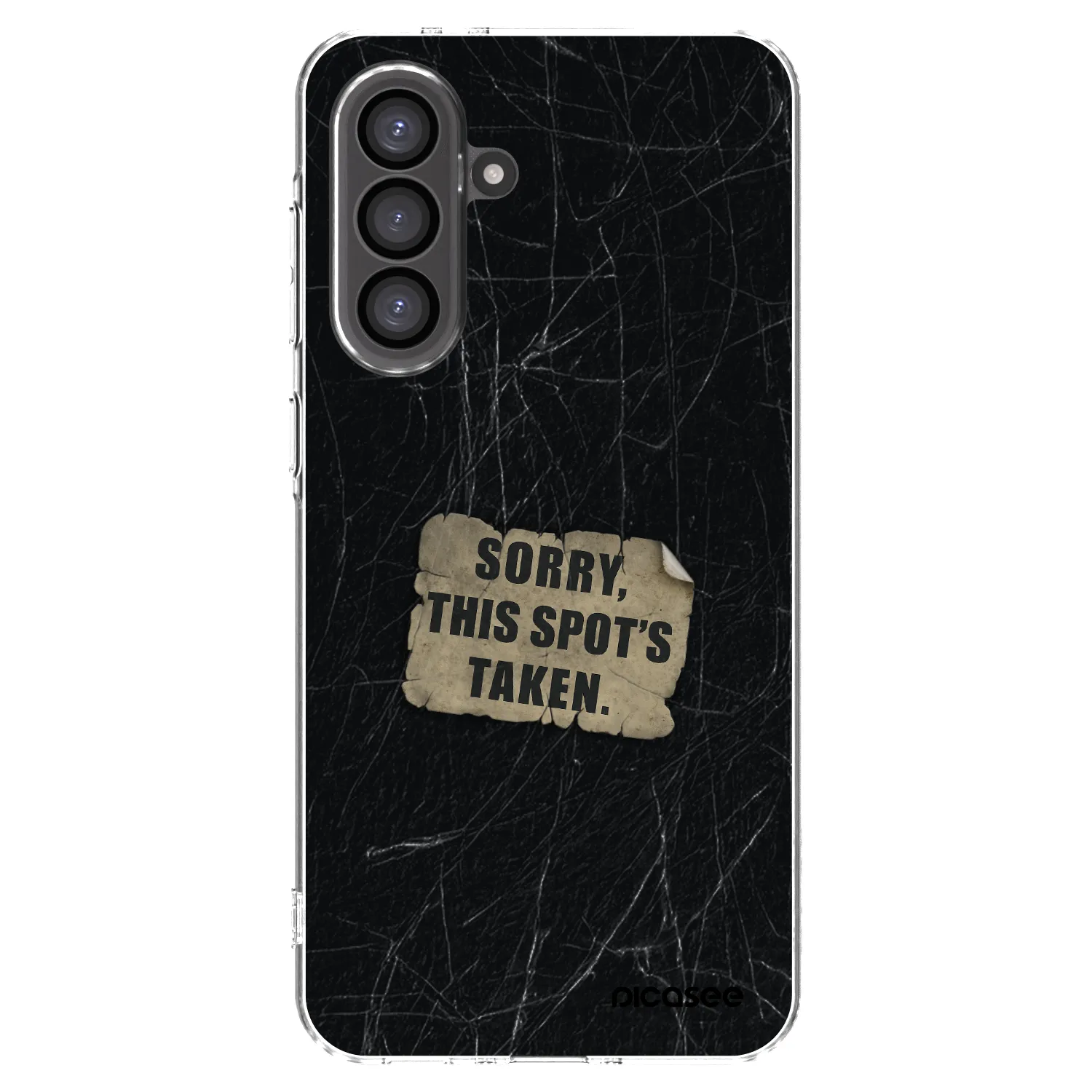 Picasee silikonowe przeźroczyste etui na Samsung Galaxy A56 5G A566B - SORRY