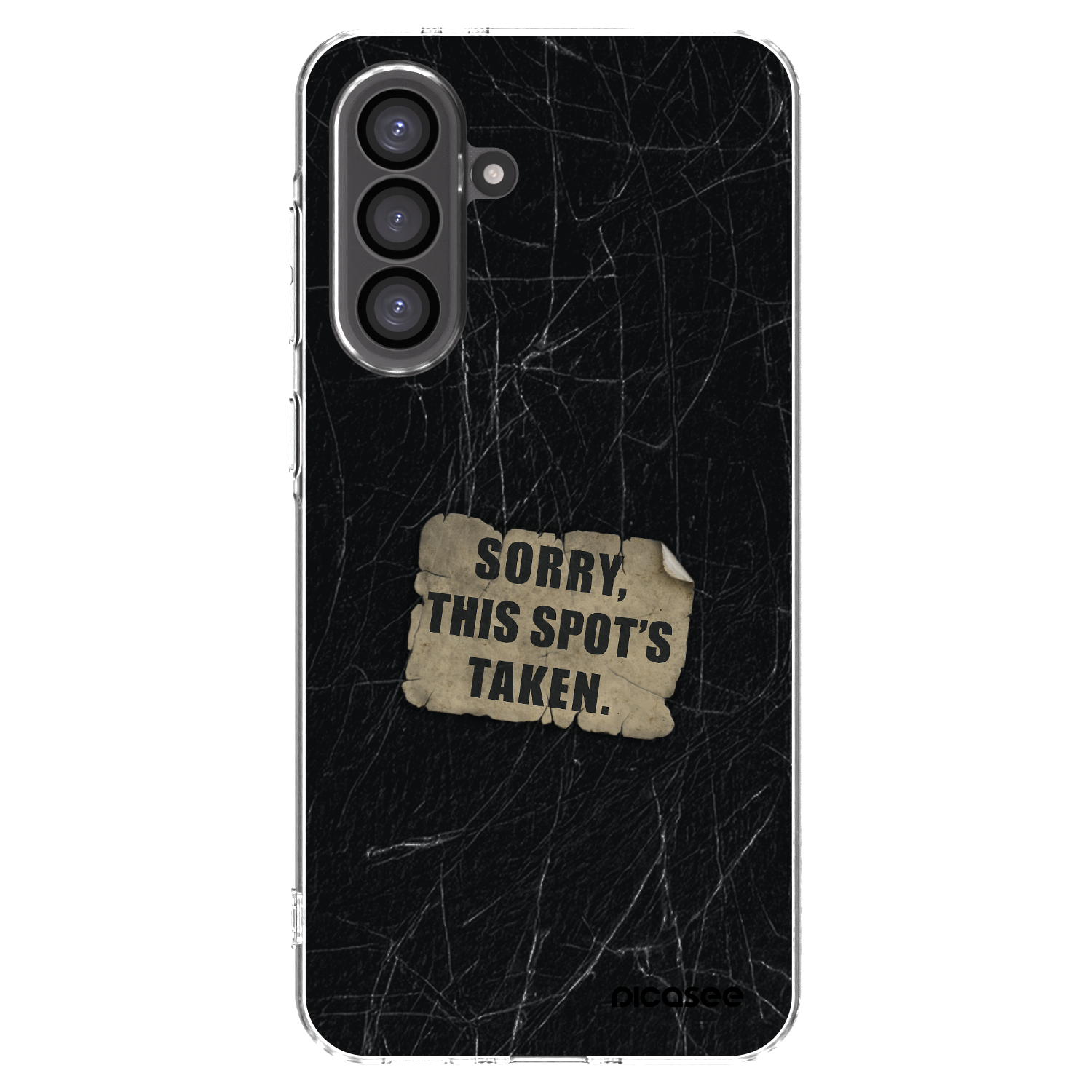 Picasee silikonowe przeźroczyste etui na Samsung Galaxy A36 5G - SORRY