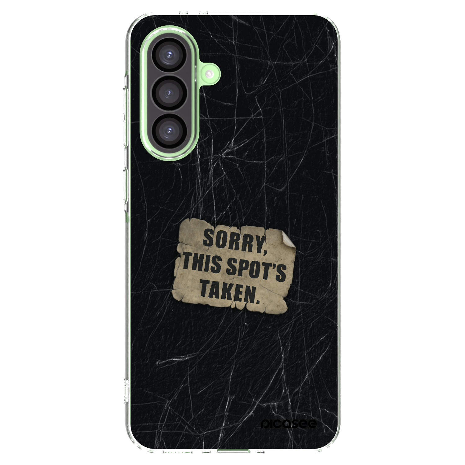 Picasee silikonowe przeźroczyste etui na Samsung Galaxy A26 5G A266B - SORRY
