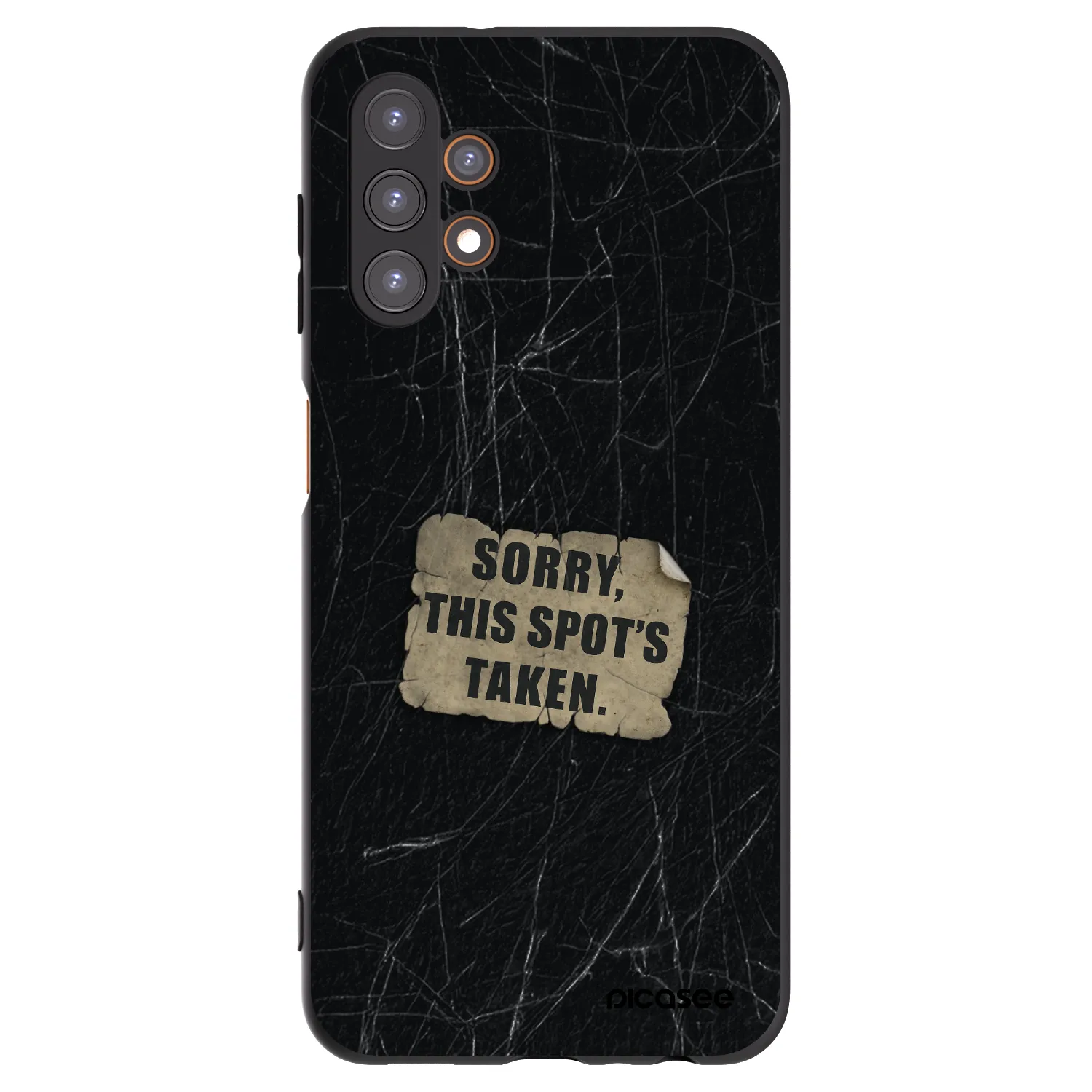 Picasee silikonowe czarne etui na Samsung Galaxy A13 5G - SORRY