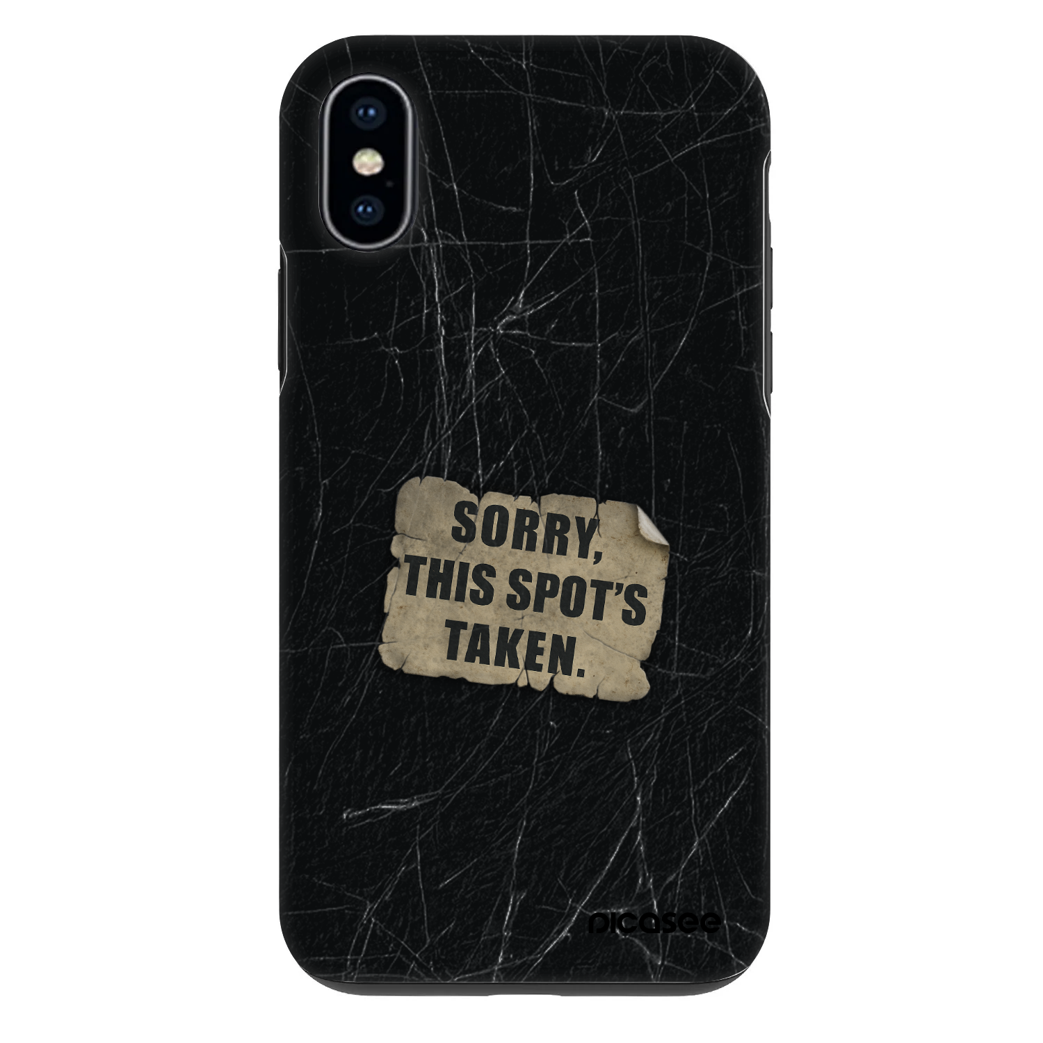 Picasee Fashion Case na Apple iPhone X/XS - SORRY