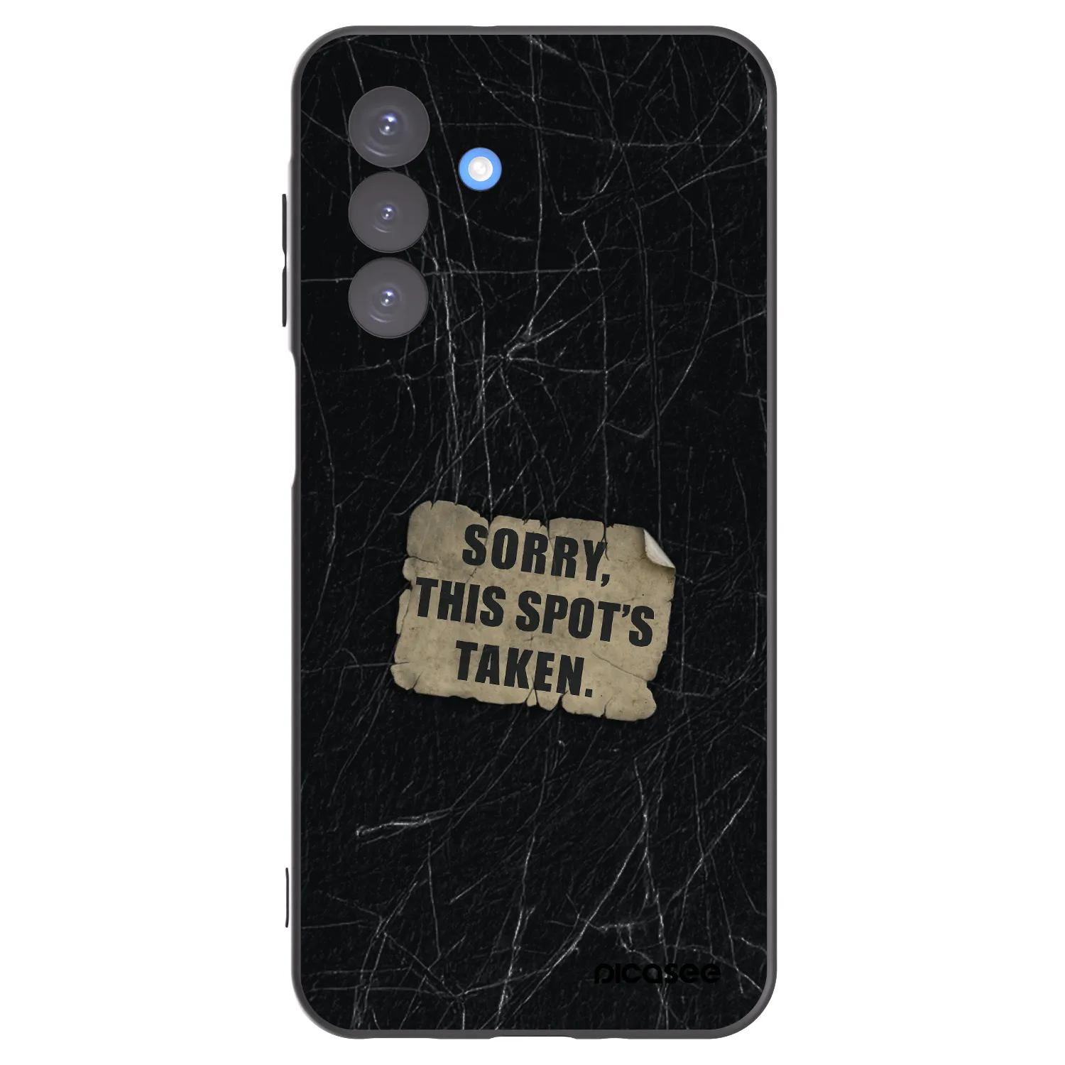Picasee silikonowe czarne etui na Samsung Galaxy A17 5G - SORRY