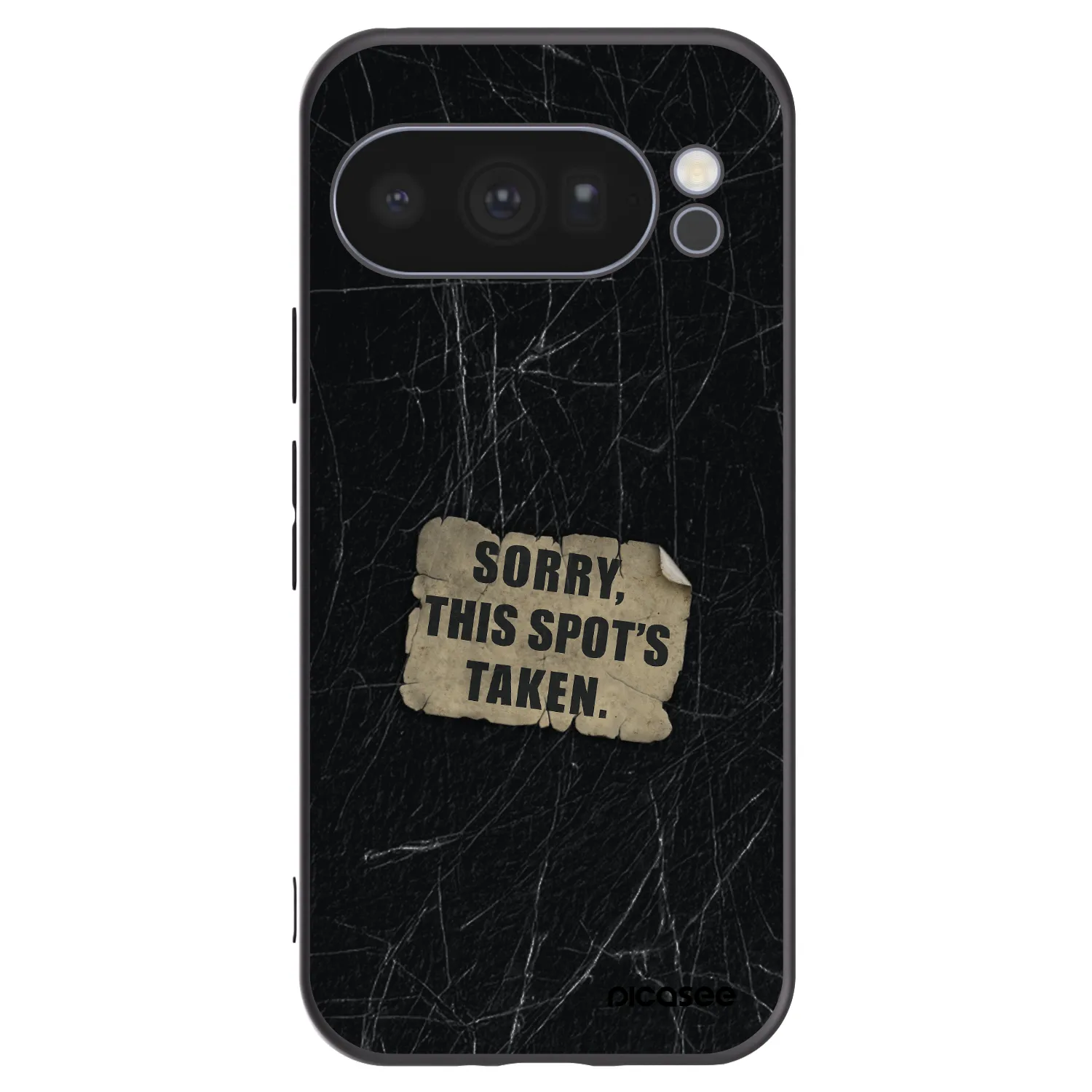 Picasee silikonowe czarne etui na Google Pixel 10 Pro - SORRY
