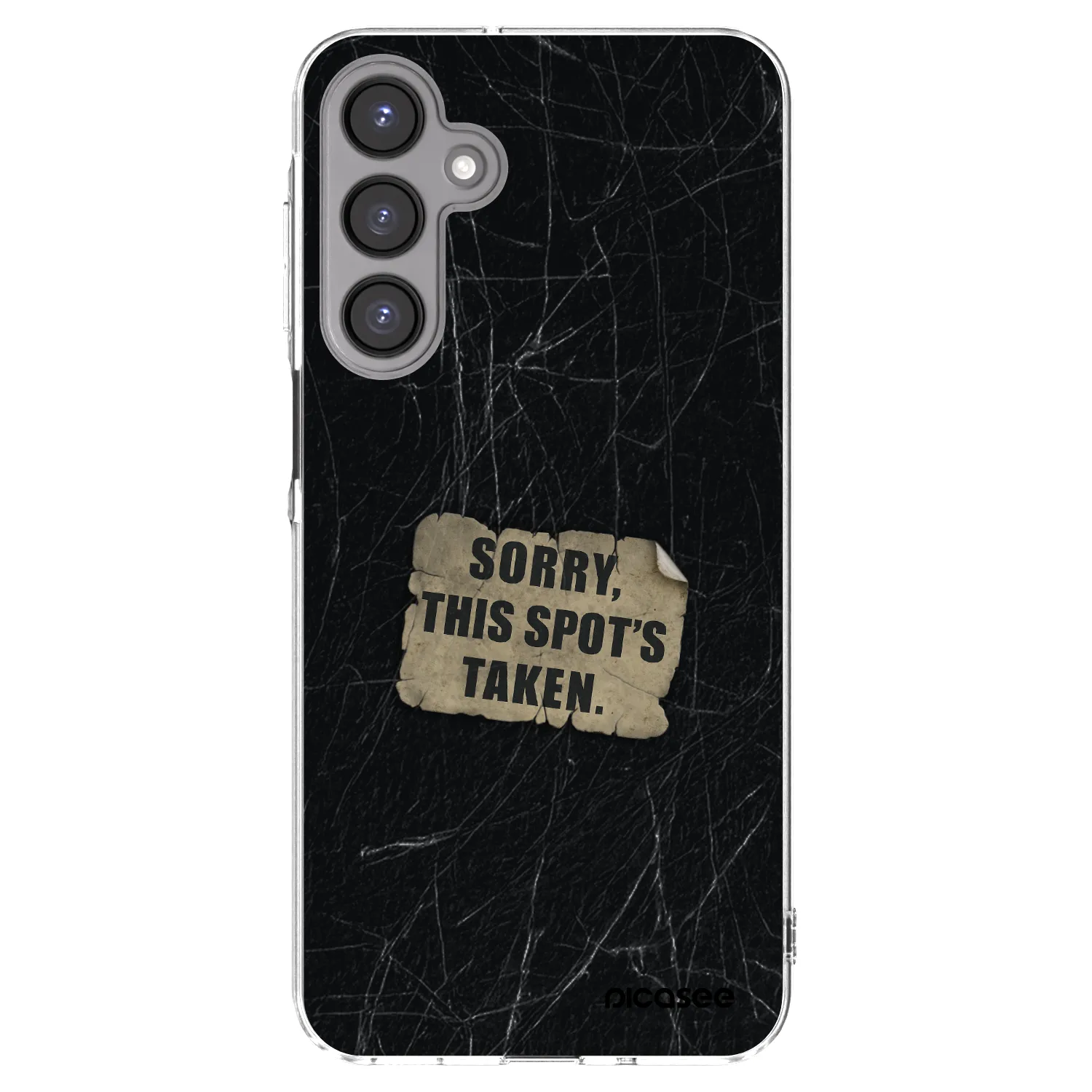 Picasee silikonowe przeźroczyste etui na Samsung Galaxy A16 4G - SORRY
