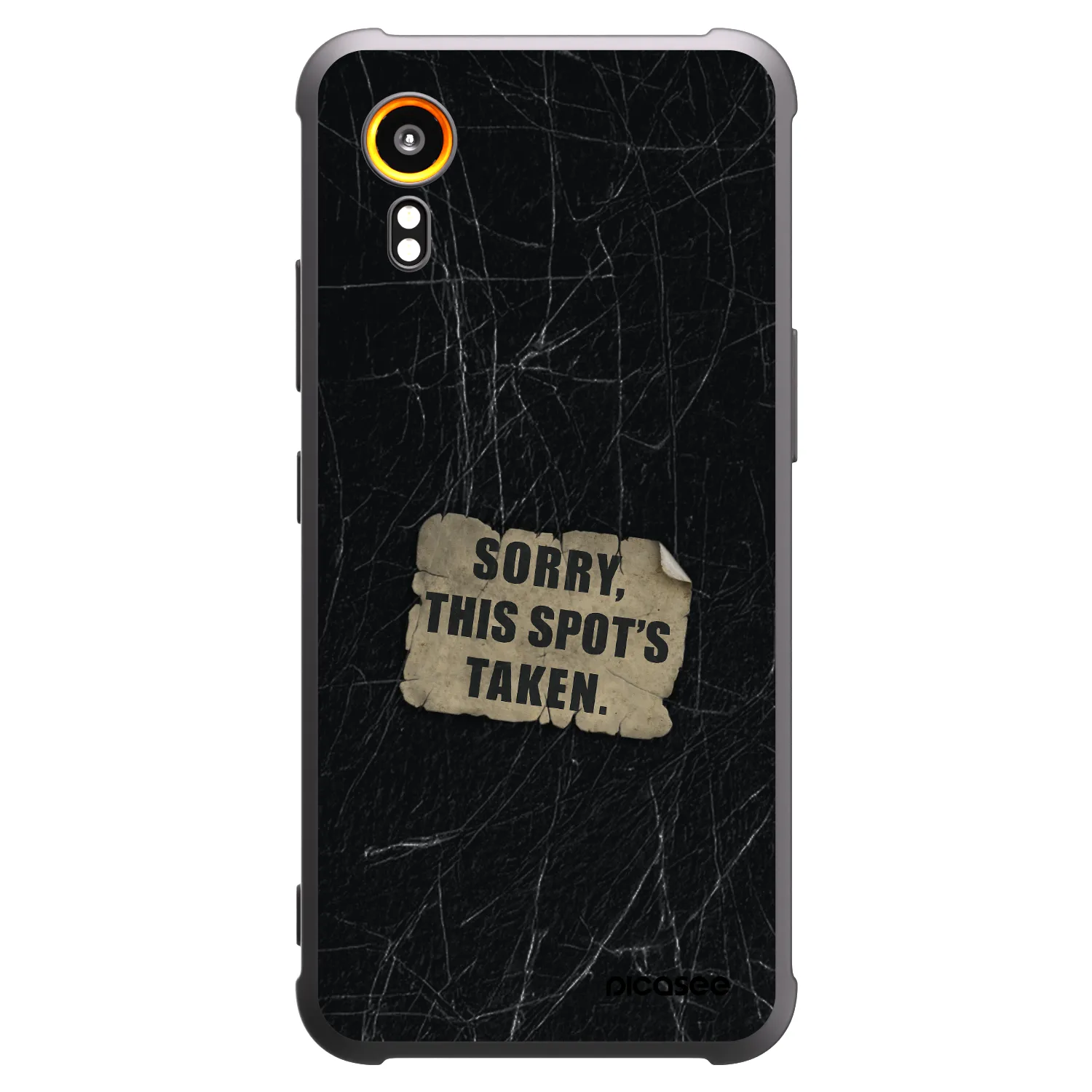 Picasee silikonowe czarne etui na Samsung Galaxy Xcover 7 - SORRY