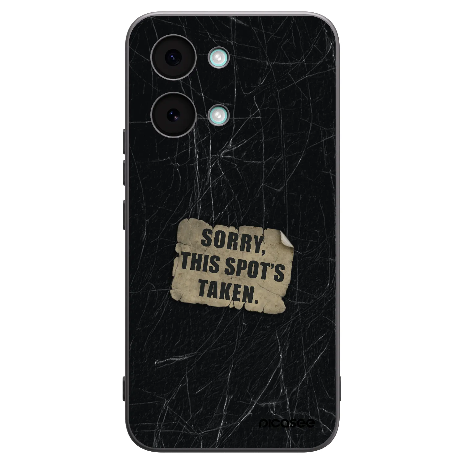 Picasee silikonowe czarne etui na Xiaomi Poco X8 Pro Max - SORRY