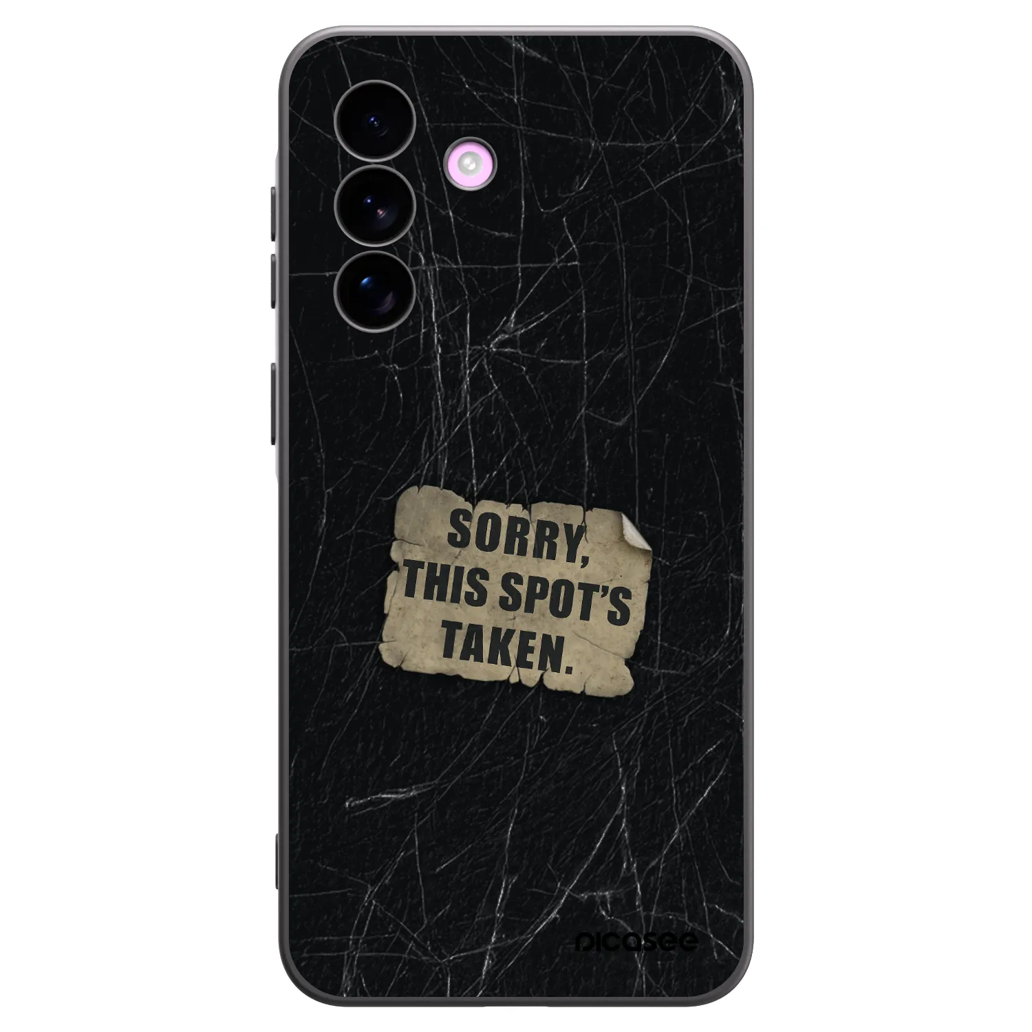 Picasee silikonowe czarne etui na Samsung Galaxy A57 5G - SORRY