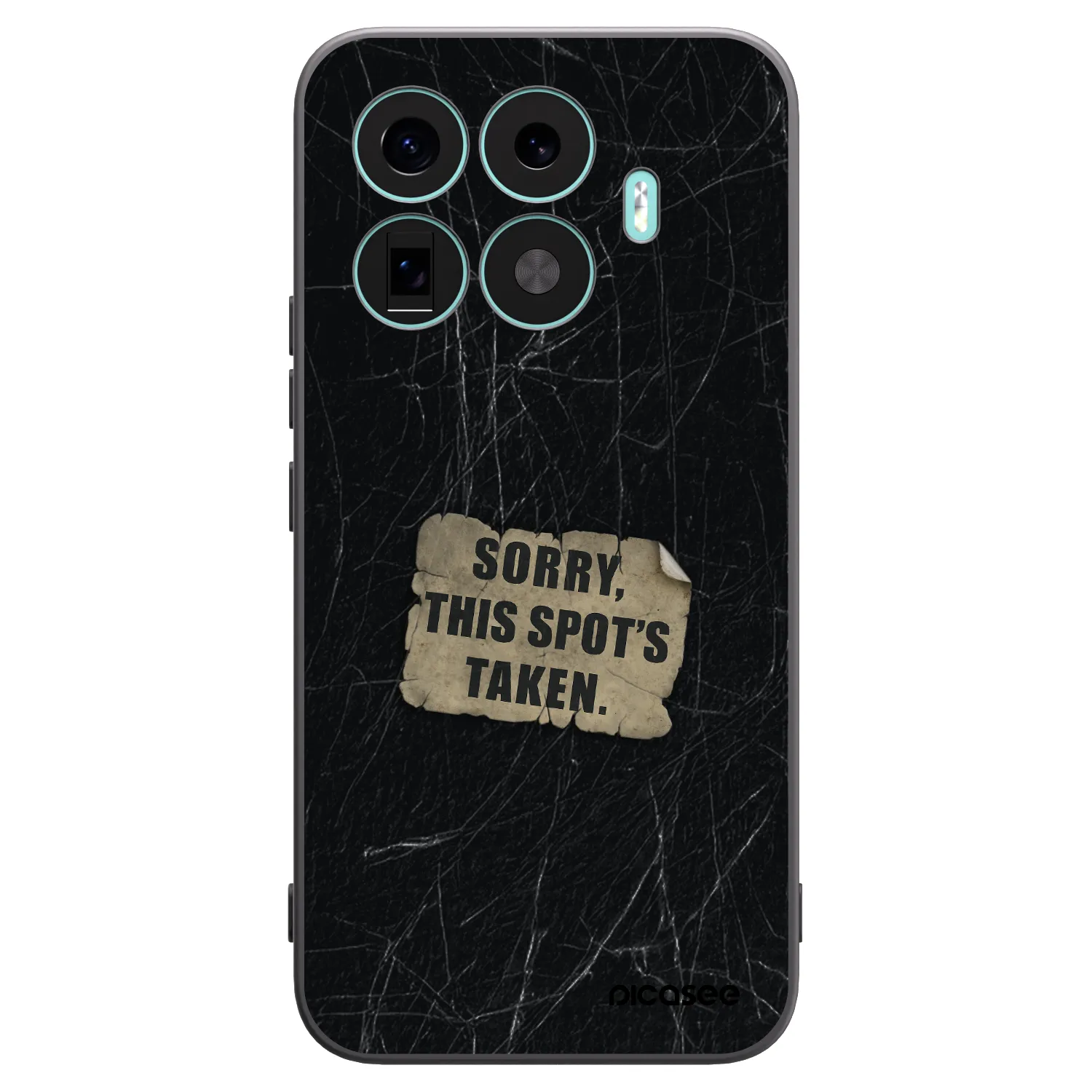 Picasee silikonowe czarne etui na Xiaomi 17T Pro - SORRY
