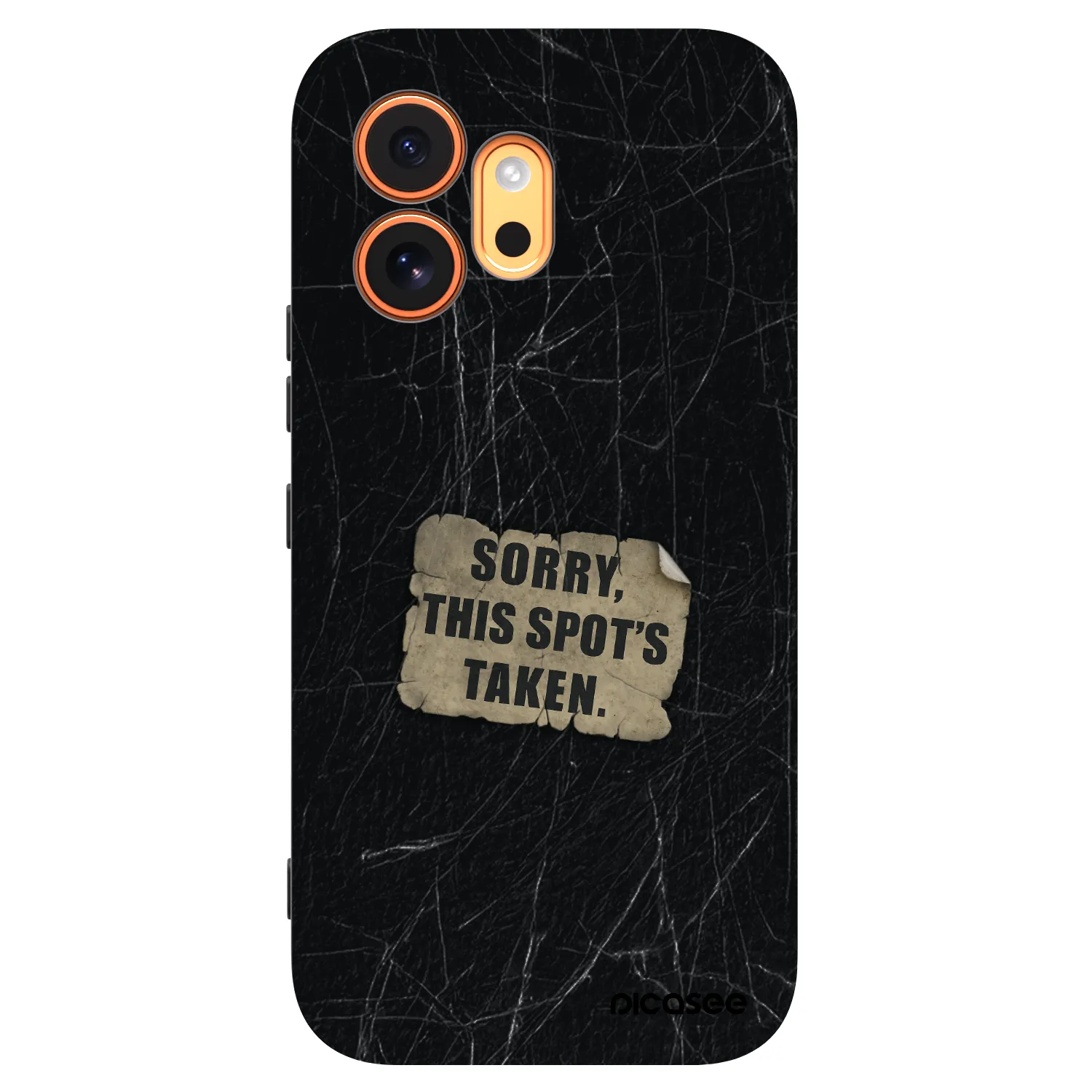 Picasee silikonowe czarne etui na Honor 600 - SORRY