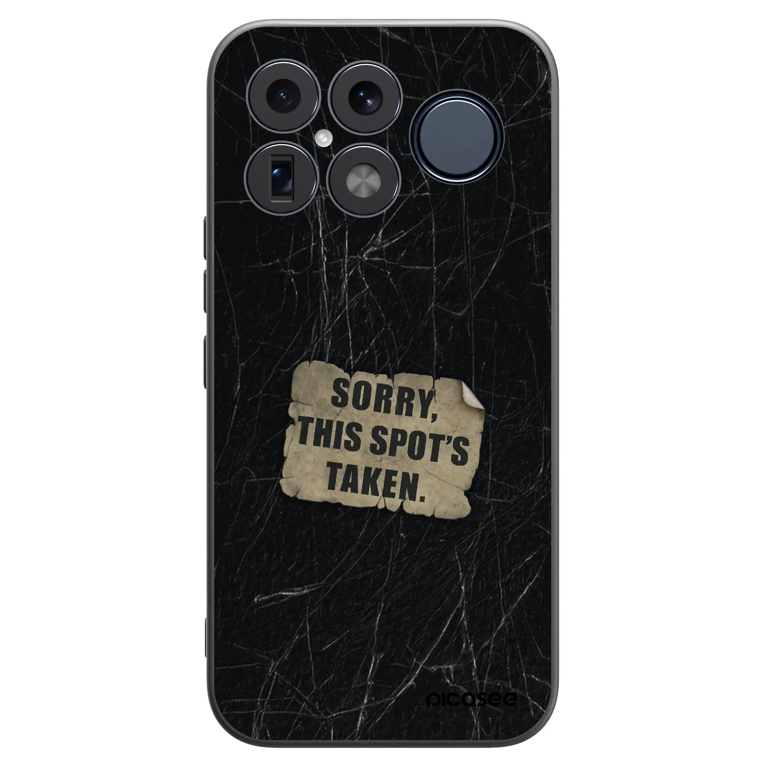 Picasee silikonowe czarne etui na Xiaomi Poco F8 Ultra - SORRY