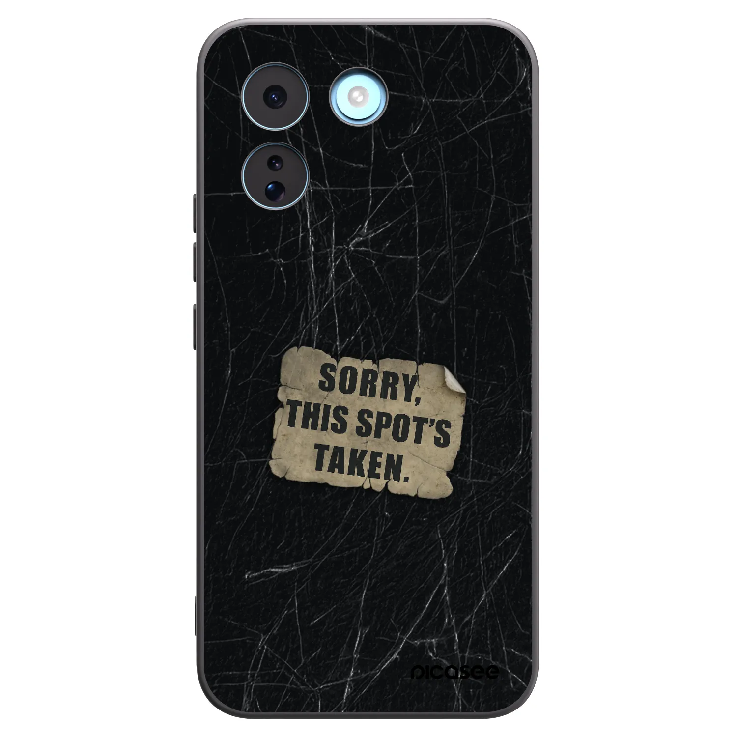 Picasee silikonowe czarne etui na Xiaomi Redmi Note 17 Pro MAX 5G - SORRY