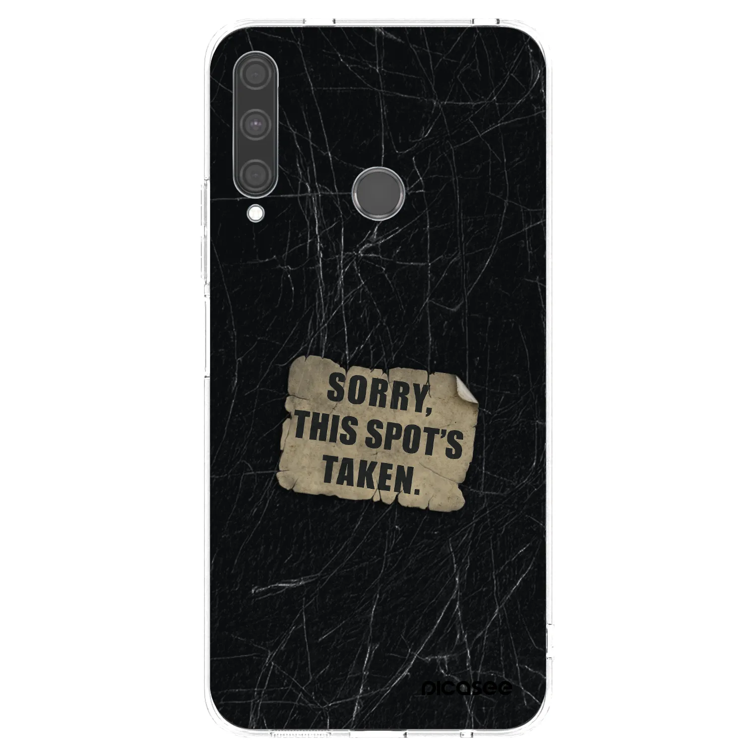 Picasee silikonowe przeźroczyste etui na Huawei P40 Lite E - SORRY