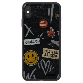 Picasee ULTIMATE CASE na Apple iPhone XS Max - STICKERS x TAGS