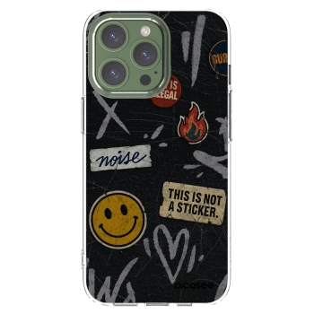 Picasee silikonowe przeźroczyste etui na Apple iPhone 13 Pro - STICKERS x TAGS