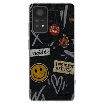 Picasee silikonowe przeźroczyste etui na Xiaomi Redmi Note 11 Pro 5G - STICKERS x TAGS