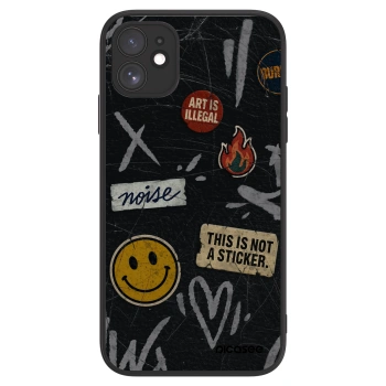 Picasee ULTIMATE CASE MagSafe pro Apple iPhone 11 - STICKERS x TAGS