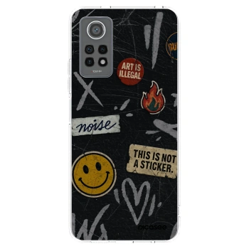 Picasee silikonowe przeźroczyste etui na Xiaomi Redmi Note 12 Pro 4G - STICKERS x TAGS
