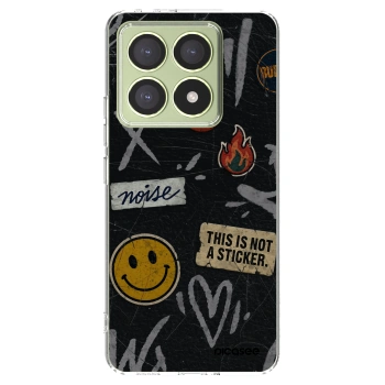Picasee silikonowe przeźroczyste etui na Xiaomi 14T - STICKERS x TAGS