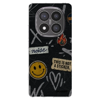Picasee silikonowe przeźroczyste etui na Xiaomi Redmi Note 14 Pro+ 5G - STICKERS x TAGS