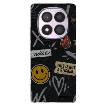 Picasee silikonowe przeźroczyste etui na Xiaomi Redmi Note 14 Pro 5G - STICKERS x TAGS
