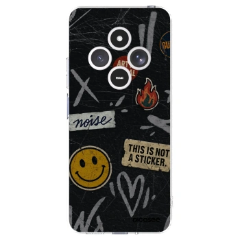 Picasee silikonowe przeźroczyste etui na Xiaomi Redmi 14C - STICKERS x TAGS