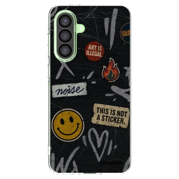 Picasee silikonowe przeźroczyste etui na Samsung Galaxy A26 5G A266B - STICKERS x TAGS
