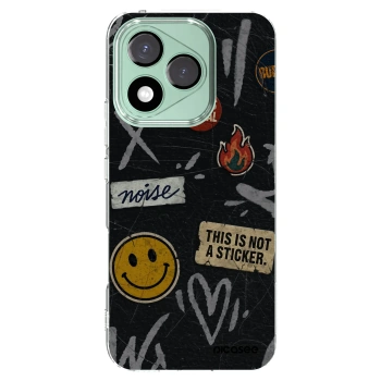 Picasee silikonowe przeźroczyste etui na Honor 400 Lite 5G - STICKERS x TAGS