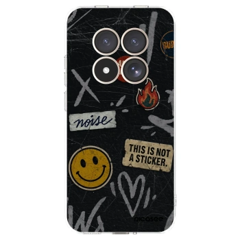 Picasee silikonowe przeźroczyste etui na Xiaomi Redmi Note 15 Pro 4G - STICKERS x TAGS