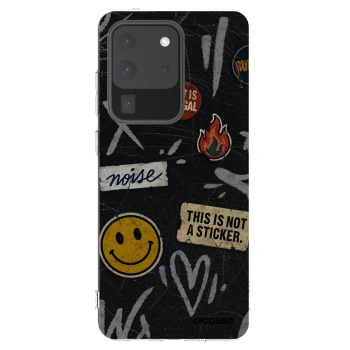 Picasee silikonowe przeźroczyste etui na Samsung Galaxy S20 Ultra 5G G988F - STICKERS x TAGS
