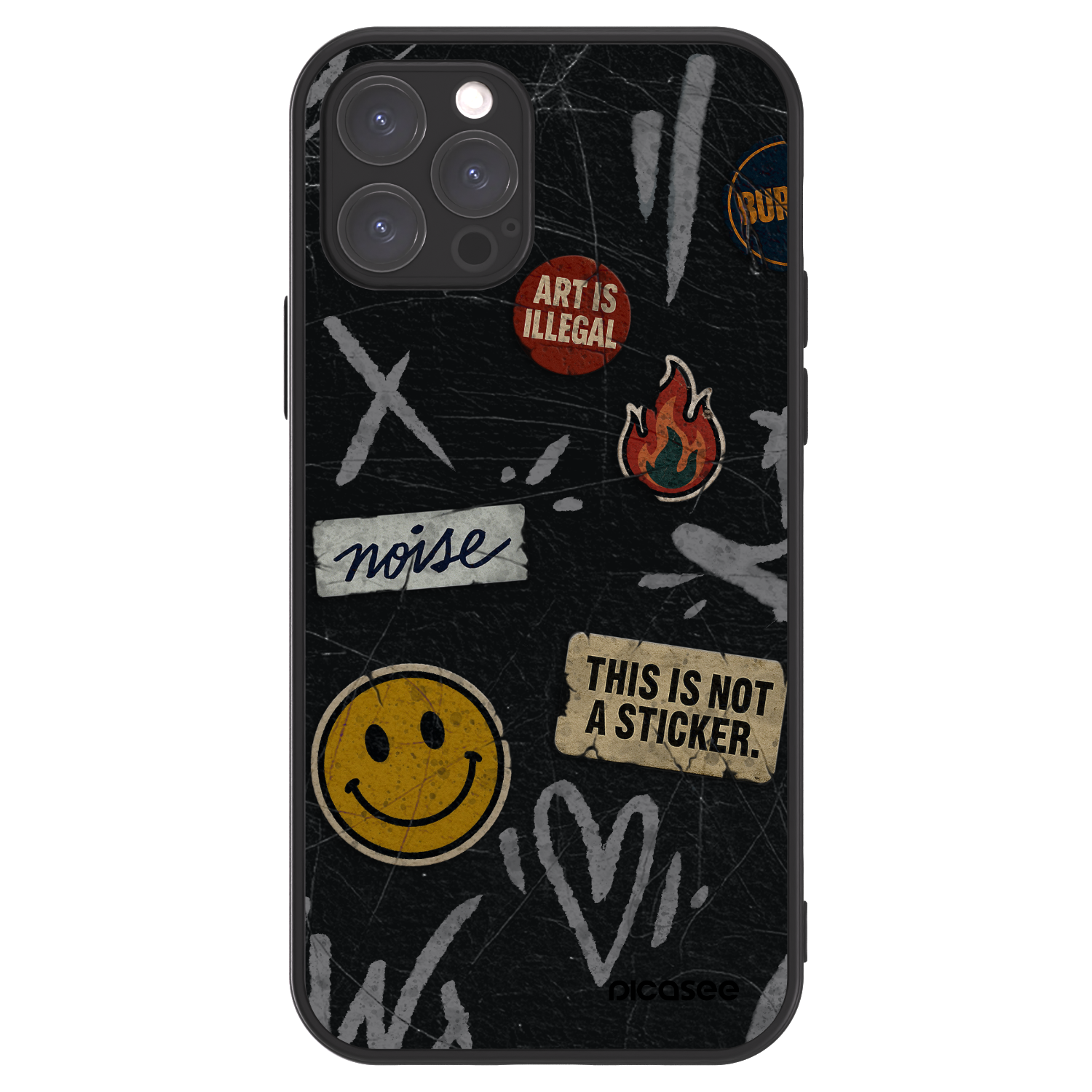 Picasee ULTIMATE CASE na Apple iPhone 12 Pro - STICKERS x TAGS