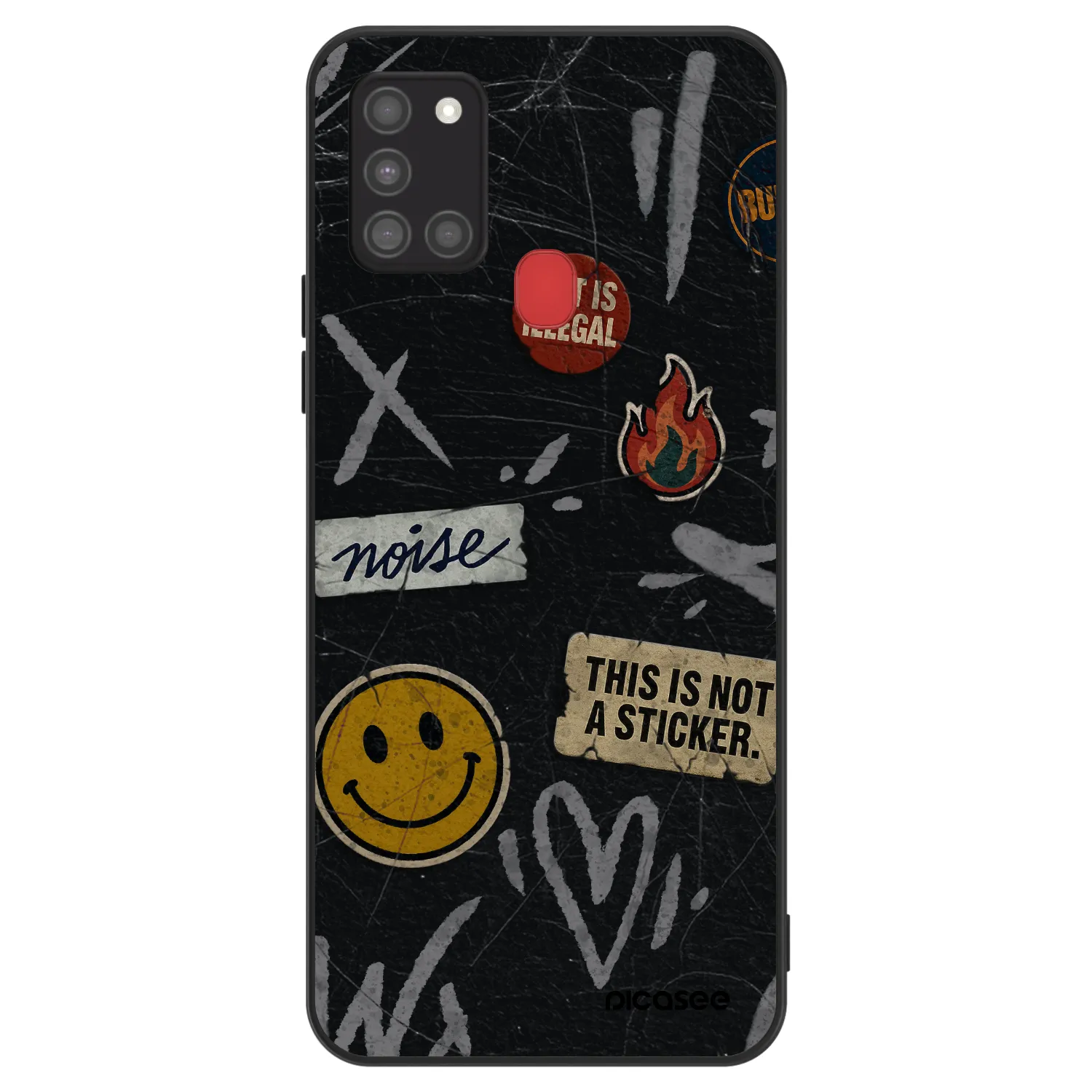 Picasee ULTIMATE CASE na Samsung Galaxy A21s - STICKERS x TAGS